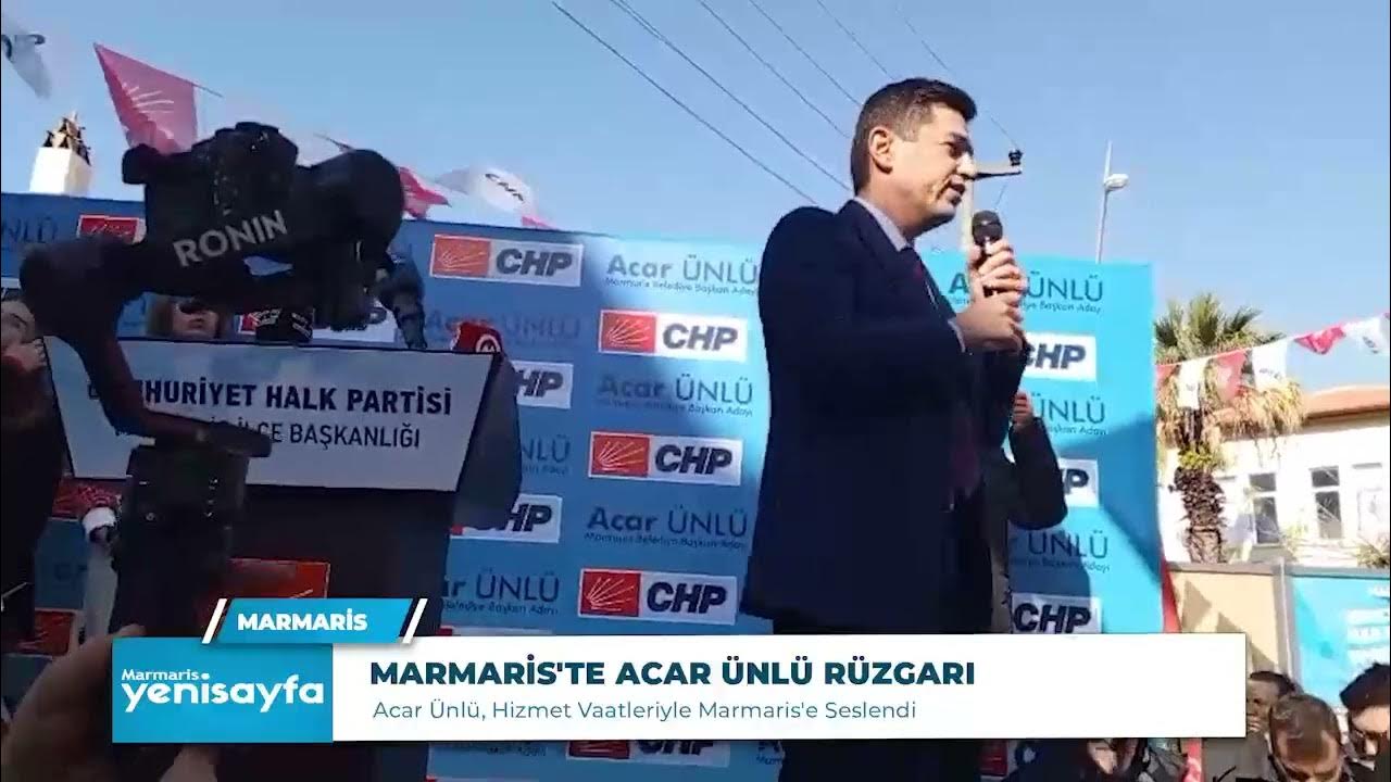 MARMARİS'TE ACAR ÜNLÜ RÜZGARI