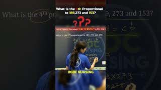 MCQ-1 Important Question for All types of Nursing Exam | Maths Important MCQ in easy way