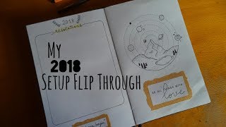 My 2018 Setup Flip Through January Spread My Crafting World