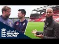 Anfield Tour: Moeen Ali And Jimmy Anderson Meet Jürgen Klopp During Liverpool F.C. Visit