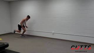 Isaac Bernard Lateral Jumpback Start #Speed #Agility