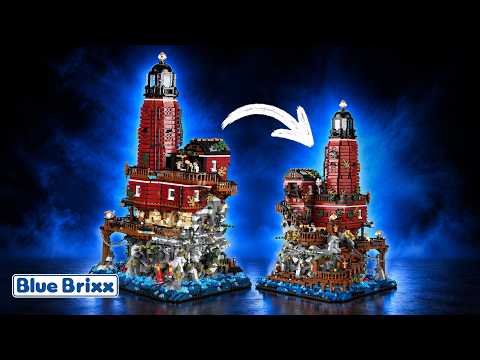 Same details, smaller format: The Astronomer's Lighthouse in Mini Blocks!
