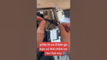 cách chỉnh bàn đạp bàn ga  nhẹ khi may #mayva #maymac #may #vải #congnghemay #maymay #hocmay