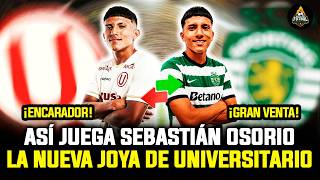 ¡A PORTUGAL! Así juega SEBASTIAN OSORIO La NUEVA JOYA de UNIVERSITARIO al SPORTING DE LISBOA