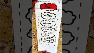 Viral Colour Name TLM I Easy TLM Ideas I UPS Karira #shorts #ytshorts #tlm #colors #education