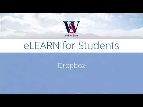 eLEARN for Students - Dropbox