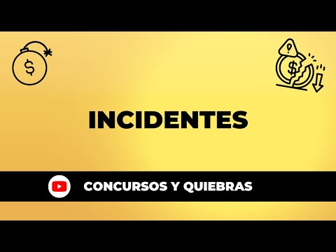 Incidentes