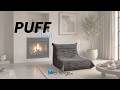 Video de Puff Sillón Cloud Color Gris Claro