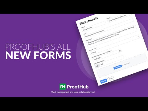 ProofHub's All New Forms