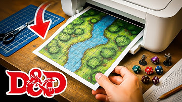 The EASIEST Way to Print Any D&D Battlemap
