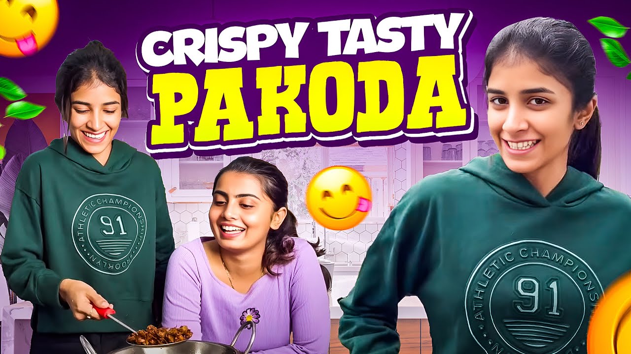 ಸೀದೋಗಿರೋ ಪಕೋಡ 😅 | Nikhil Nisha Vlogs #nikhilnishavlogs