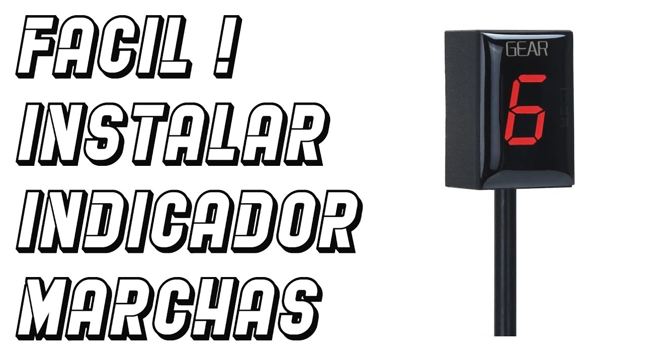 💥 Como instalar un INDICADOR MARCHAS moto // yamaha R6 2005
