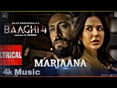 Baaghi 4: Marjaana (Lyrics) | Tiger Shroff, Harnaaz, Sanjay D, Sonam B | B Praak, Siddhaant, Sameer
