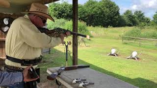 Panhandle Slim - Stage 1 - Saturday July 10th 2021 - Cowboy Action Shooting - 14.35 seconds