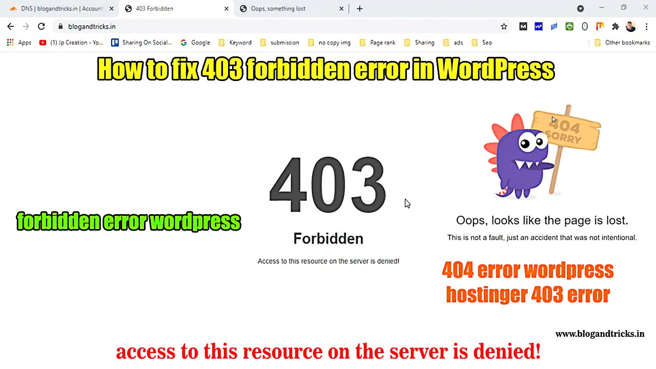 Forbidden access denied. 403 Forbidden access to this resource on the Server is denied!. 403 Page access Forbidden. 403 Page access Forbidden example.