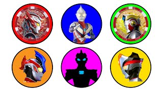 Ultraman Toys Ultraman Tiga, Ultraman Ginga, Ultraman Decker, Ultraman Victory, Ultraman As