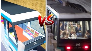 MP05 ROBLOX AUTOMATIC SUBWAY VS MP05 REAL LIFE
