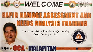 RDANA:DISASTER SIMULATION SITE/FIELD APPLICATION TEST_FEEDBACKS FROM CADRES SUBSCRIBE WATCHLIKESHARE