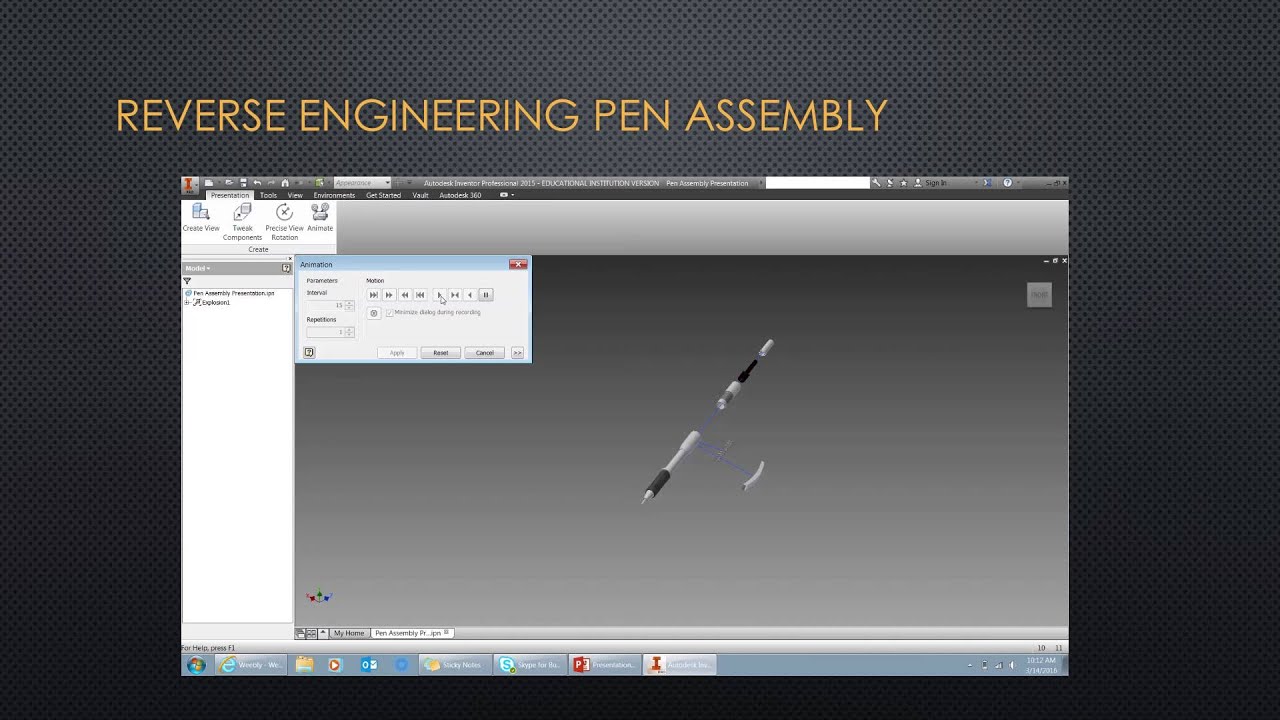 Reverse Engineering Pen Assembly - YouTube
