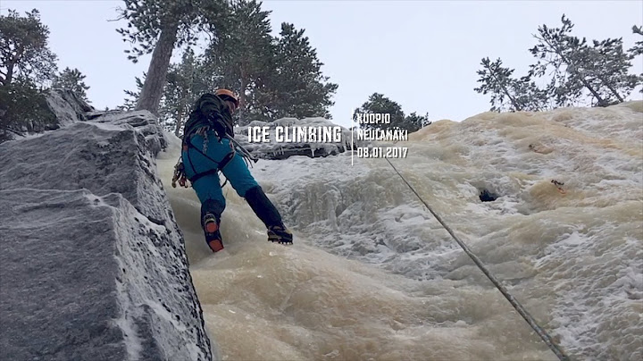 Ice Climbing Swing in Neulamäki