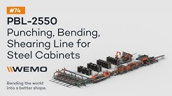 #74 Automated Punching, Bending, Joining Production Line Video of Steel Cabinets - WEMOMACHINES