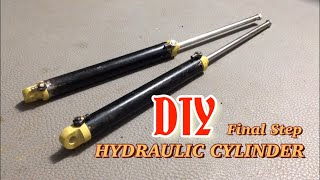 Amazing DIY! HOW TO MAKE RC EXCAVATOR Hydraulic Cylinder A Really Simple Handmade Step.