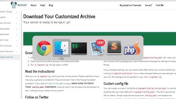 puphpet Laravel5.1 Vagrant Box