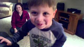 Levi's laugh will make you smile!