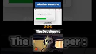 Whether Forecaster Design 😀#coding #funny #shorts #memes @LearnComputerWithRCS