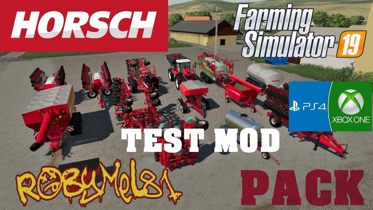 Farming Simulator 2019 - ITA - Horsch Pack - TEST MOD (PS4/XBOX/PC)