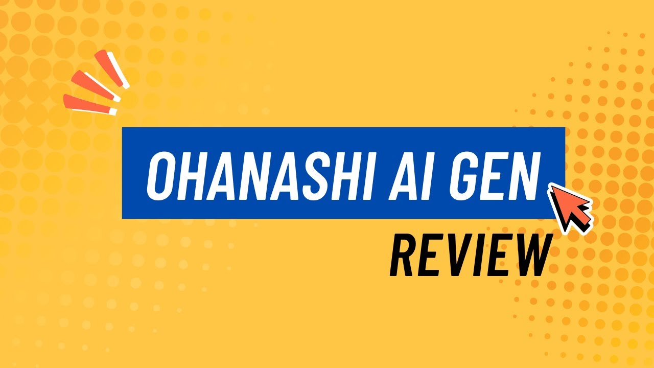 Ohanashi AI Gen Review | Watch Demo | 5 High-Value Custom Bonuses