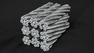 Can I Make A Damascus Knife Out Of A Metal Cable Let's Find Out Together!