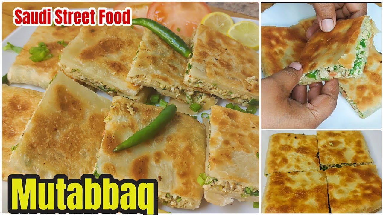 Crispy & Delicious Mutabbaq Recipe | Saudi Street Food | Easy Street Snack | Best Mutabbaq Recipe