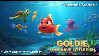 Goldie, the Brave Little Fish 🐠 | Heartwarming Fairy Tale for Kids | English Bedtime Story