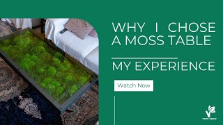 Why I chose a Moss Table | My experience with Verti-Grow | Client Testimonial Profile