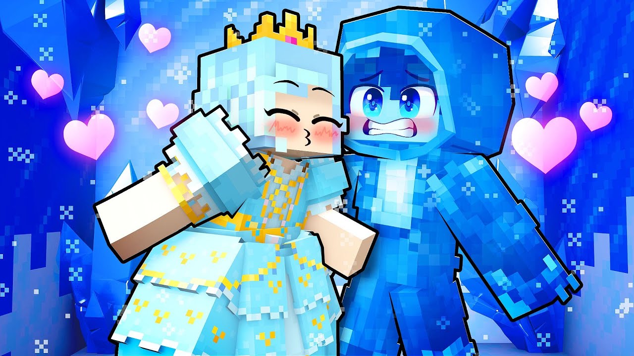 A PRINCESA de GELO se APAIXONOU por MIM no Minecraft!