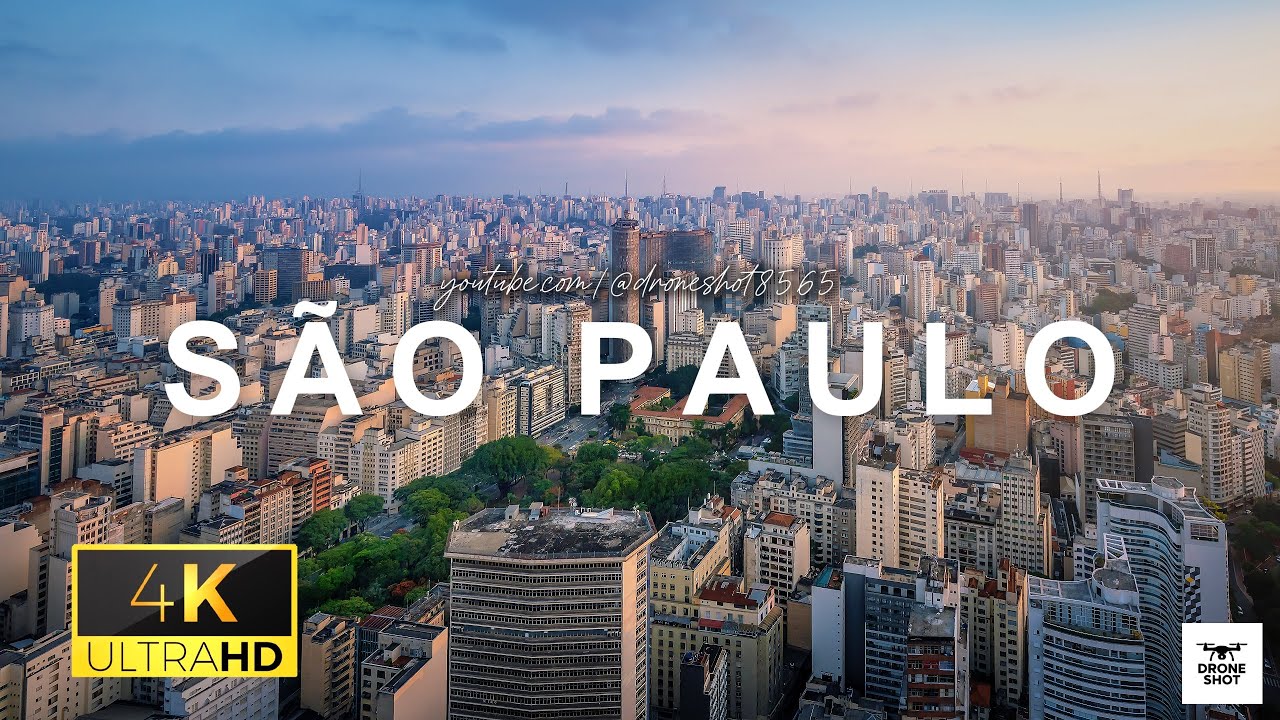 São Paulo 4K 🇧🇷 | Brazil’s Largest City from Above