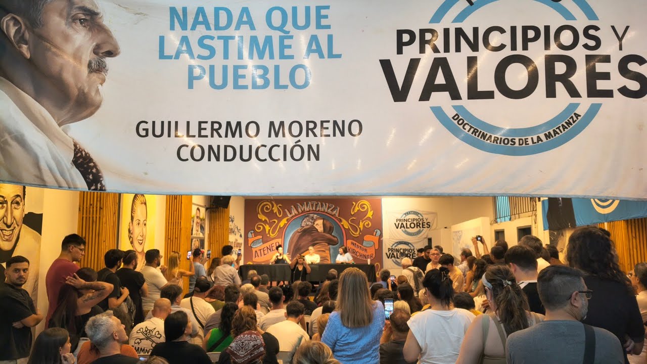 Guillermo Moreno en San Justo 27/2/26