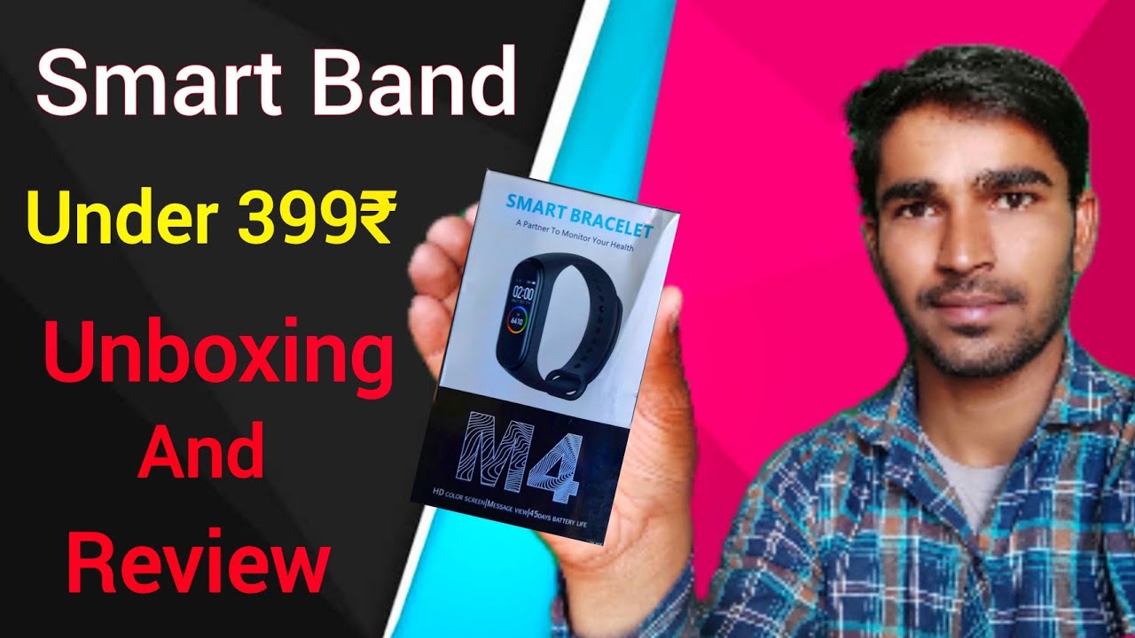 M4 band unboxing fitness band under 500 best smart band under 500