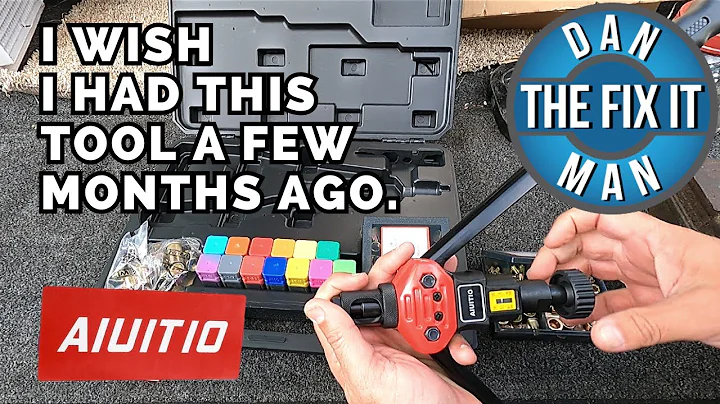 AIUITIO Rivet Nut Tool - Unboxing and Review - How to Install Nutsert Blind Nuts Riv Nuts Rivet Nuts