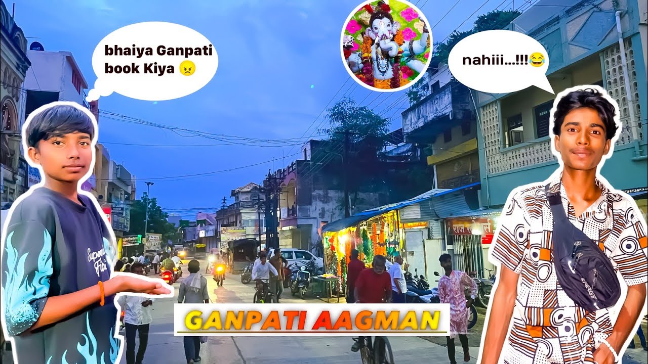 #vlogs3 Ganpati nahin mila..?🥺Dusra Le Aaye..!!#ganpati #aagman #vlogs #voice @Purushvlogs