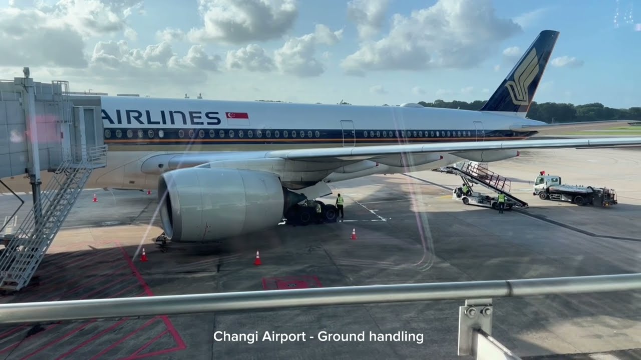 HOW ARE THEY DOING || SINGAPORE AIRLINES GROUND HANDLING || 🇸🇬