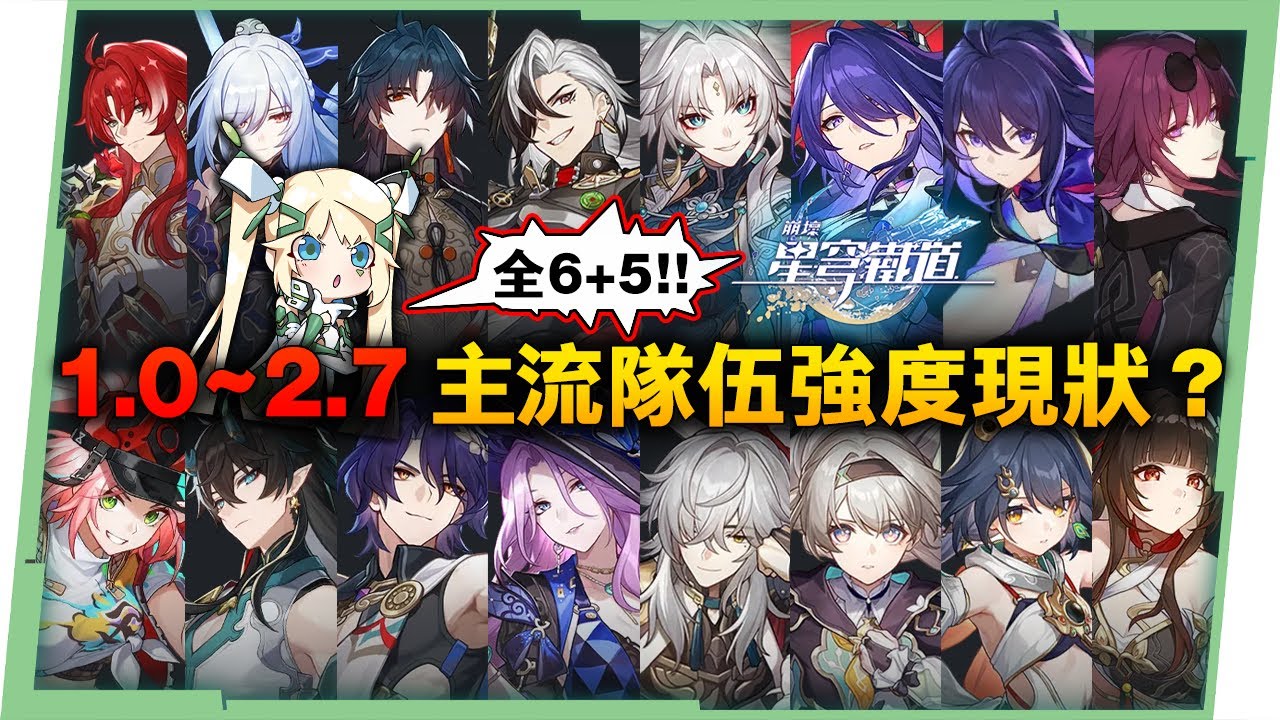 【星穹鐵道】🚀課金百萬的全６＋５帳號！３.０版本前主流隊伍回顧！帶你最愛的主C重返高光！直傷、追擊、擊破、DOT，全部０Ｔ通關！ ▹璐洛洛◃