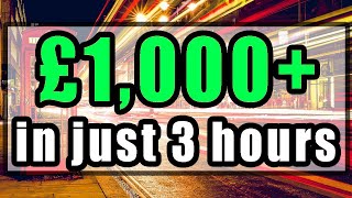 UK Cashback via Topcashback | £1,000  for 3 hours work