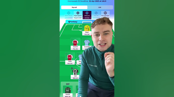 GW30 WILDCARD DRAFT! #FPL #shorts