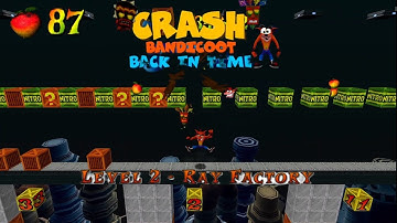 Crash Bandicoot - Back In Time Fan Game Custom Level: Level 2 Ray Factory By AresanBandicoot
