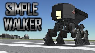 SIMPLE WALKER \ SCREWING AROUND in Kerbal SPace Program