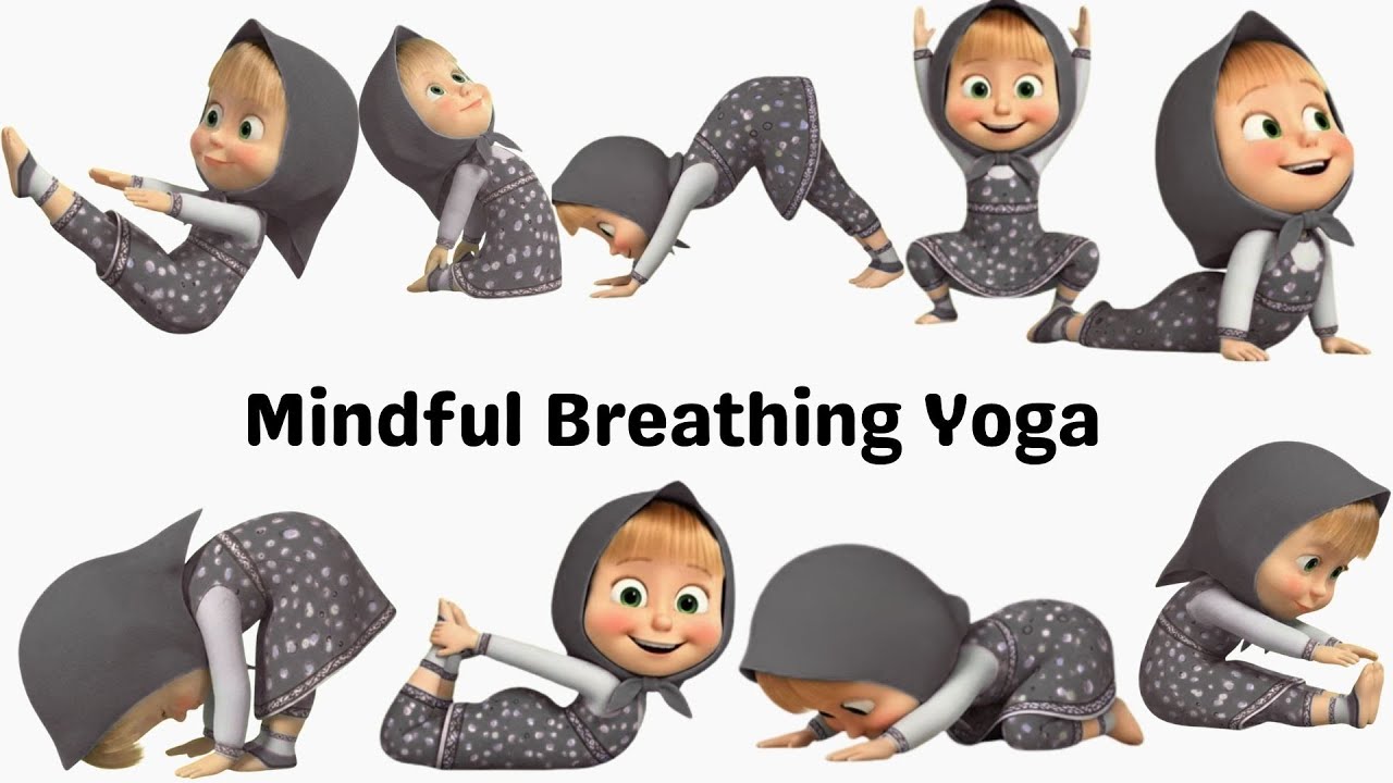 Yoga For Mindful Breathing 🧘‍♀️ | Calm & Relaxing Breathing Yoga for Kids