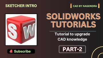 SOLIDWORKS Tutorials For Beginners Part-2 | 2D Sketcher Intro |Using 2D Profile Shapes #solidworks