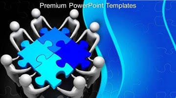 3d men team holding puzzle powerpoint templates ppt backgrounds for slides 0213